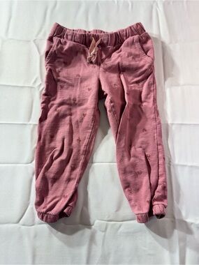 Carter's 3t Dusty Rose Heart Jogger Sweatpants